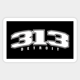 313 Detroit Sticker